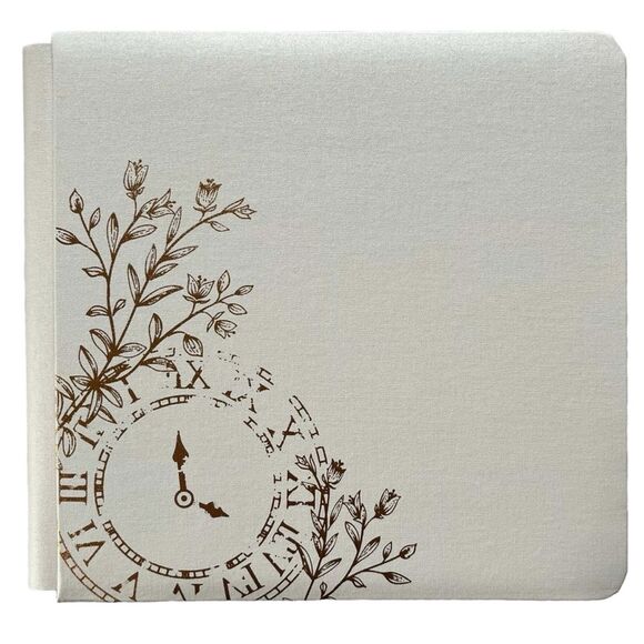 Creative Memories 8x8 WARM GRAY MOMENTS Foiled Album Coverset Scrapbooking - Picture 1 of 3